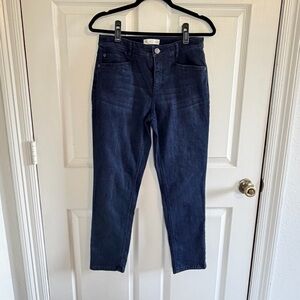 J.Jill Smooth Fit Slim Ankle Jeans Women’s Size 6 Dark Wash Stretch Denim